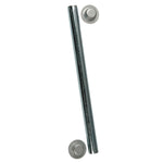 C.E. Smith Package Roller Shaft 1/2" x 6-1/4" w/Cap Nuts - Zinc [10701A] - BuoyMart.com  Rollers & Brackets C.E. Smith