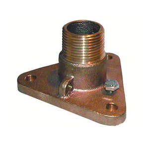 GROCO 1" Bronze NPS to NPT Flange Adapter [IBVF-1000] - BuoyMart.com  Fittings GROCO