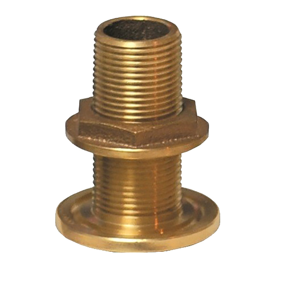 GROCO 2" NPS NPT Combo Bronze Thru-Hull Fitting w/Nut [TH-2000-W] - BuoyMart.com  Thru-Hull Fittings GROCO