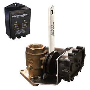 GROCO 1-1/2" Bronze Electric Flanged Seacock - 12V [FBVE-1500 12V] - BuoyMart.com  Fittings GROCO