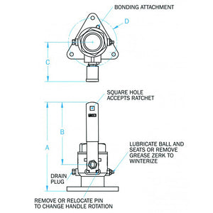 GROCO 1" Bronze Tri-Flanged Ball Valve/Seacock [FBV-1000] - BuoyMart.com  Fittings GROCO