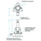 GROCO 1-1/2" Bronze Tri-Flanged Ball Valve/Seacock [FBV-1500] - BuoyMart.com  Fittings GROCO