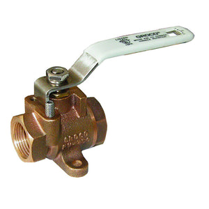 GROCO 1/2" NPT Bronze Inline Fuel Valve [FV-500] - BuoyMart.com  Fittings GROCO