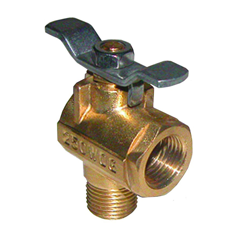 GROCO 1/2" NPT 90 Bronze Fuel Valve [FV-590] - BuoyMart.com  Fittings GROCO