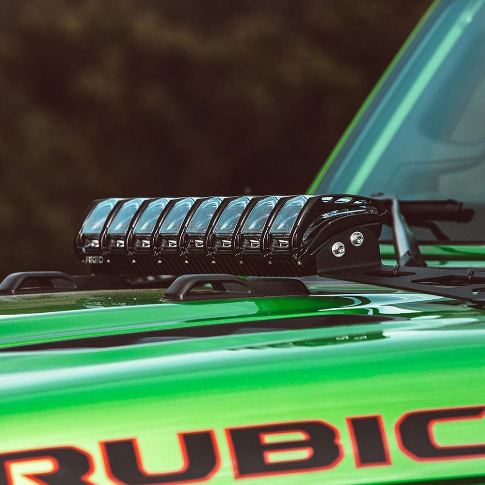 RIGID Industries 2018 Jeep Wrangler JL Adapt Hood Mount f/20" Adapt Lightbar [41665] - BuoyMart.com  Accessories RIGID Industries