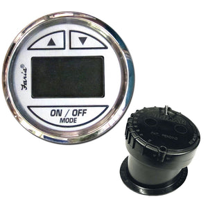 Faria Chesapeake White SS 2" Depth Sounder w/In-Hull Transducer [13851] - BuoyMart.com  Gauges Faria Beede Instruments