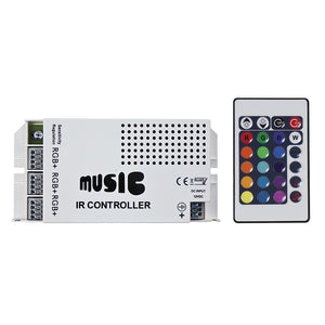 HEISE Sound Activated RGB Controller w/IR Remote [HE-RGBSAC-1] - BuoyMart.com  Lighting HEISE LED Lighting Systems