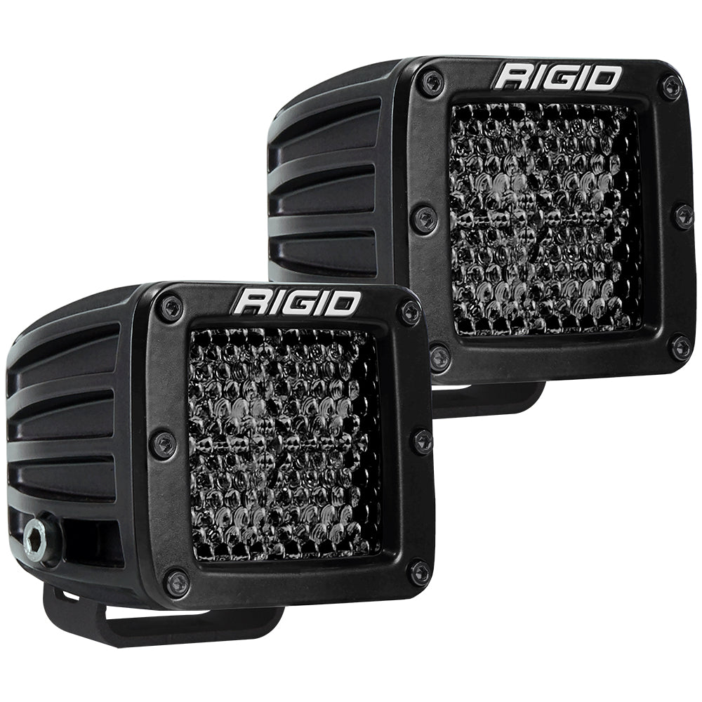 RIGID Industries D-Series Pro Spot Diffused Midnight Surface Mount - Pair [202513BLK] - BuoyMart.com  Lighting RIGID Industries
