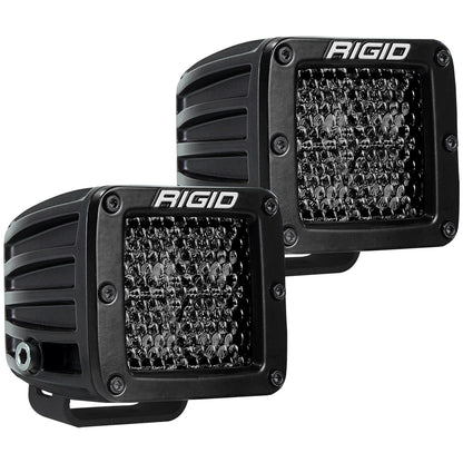 RIGID Industries D-Series Pro Spot Diffused Midnight Surface Mount - Pair [202513BLK] - BuoyMart.com  Lighting RIGID Industries