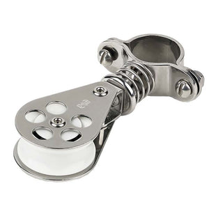 Schaefer Pulpit Furling Lead Spring Loaded Block - 1" Ball Bearing [300-35] - BuoyMart.com  Blocks Schaefer Marine