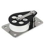 Schaefer Series 3 Flat Base/Alum Cheek/Delrin Sheave [303-09] - BuoyMart.com  Blocks Schaefer Marine