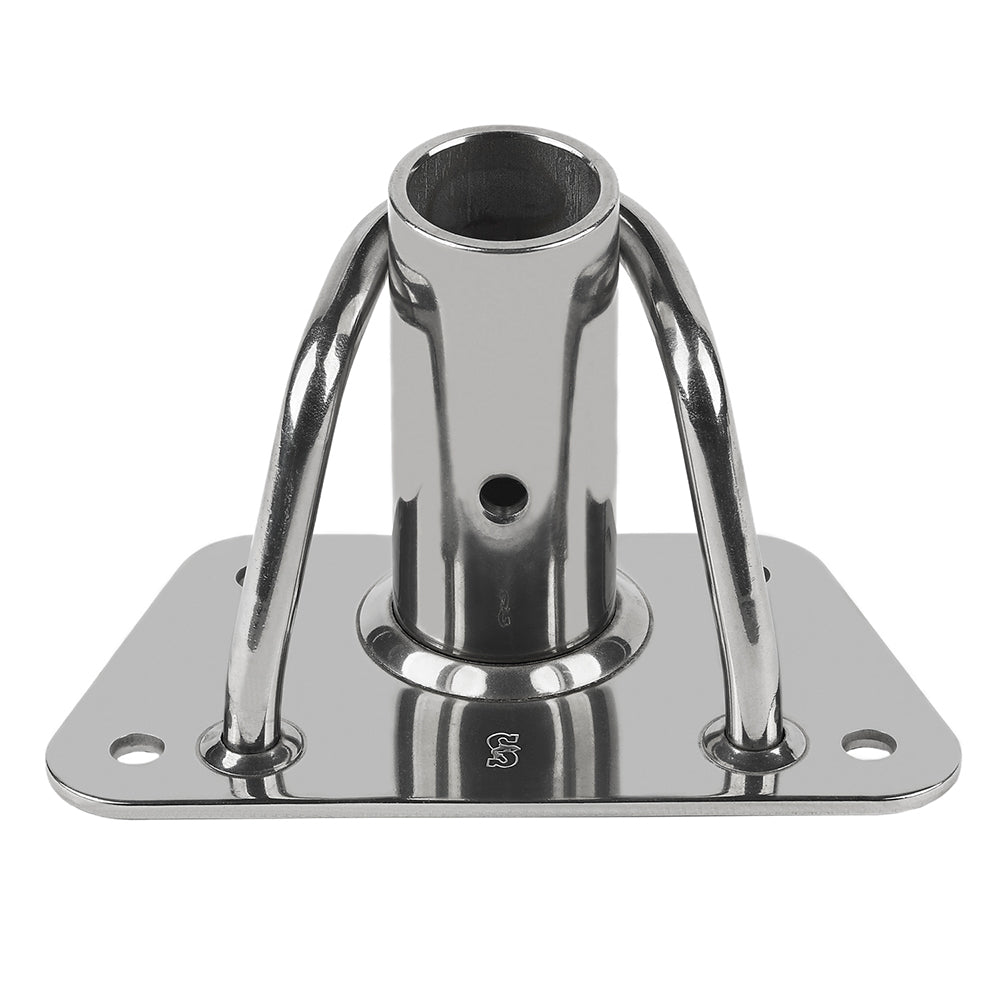 Schaefer Stanchion Base Single - Heavy-Duty [36-01] - BuoyMart.com  Hardware Schaefer Marine