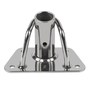 Schaefer Stanchion Base Single - Heavy-Duty [36-01] - BuoyMart.com  Hardware Schaefer Marine