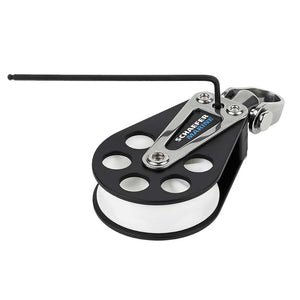 Schaefer Single Aluminum Block - 51mm Sheave [504-05] - BuoyMart.com  Blocks Schaefer Marine