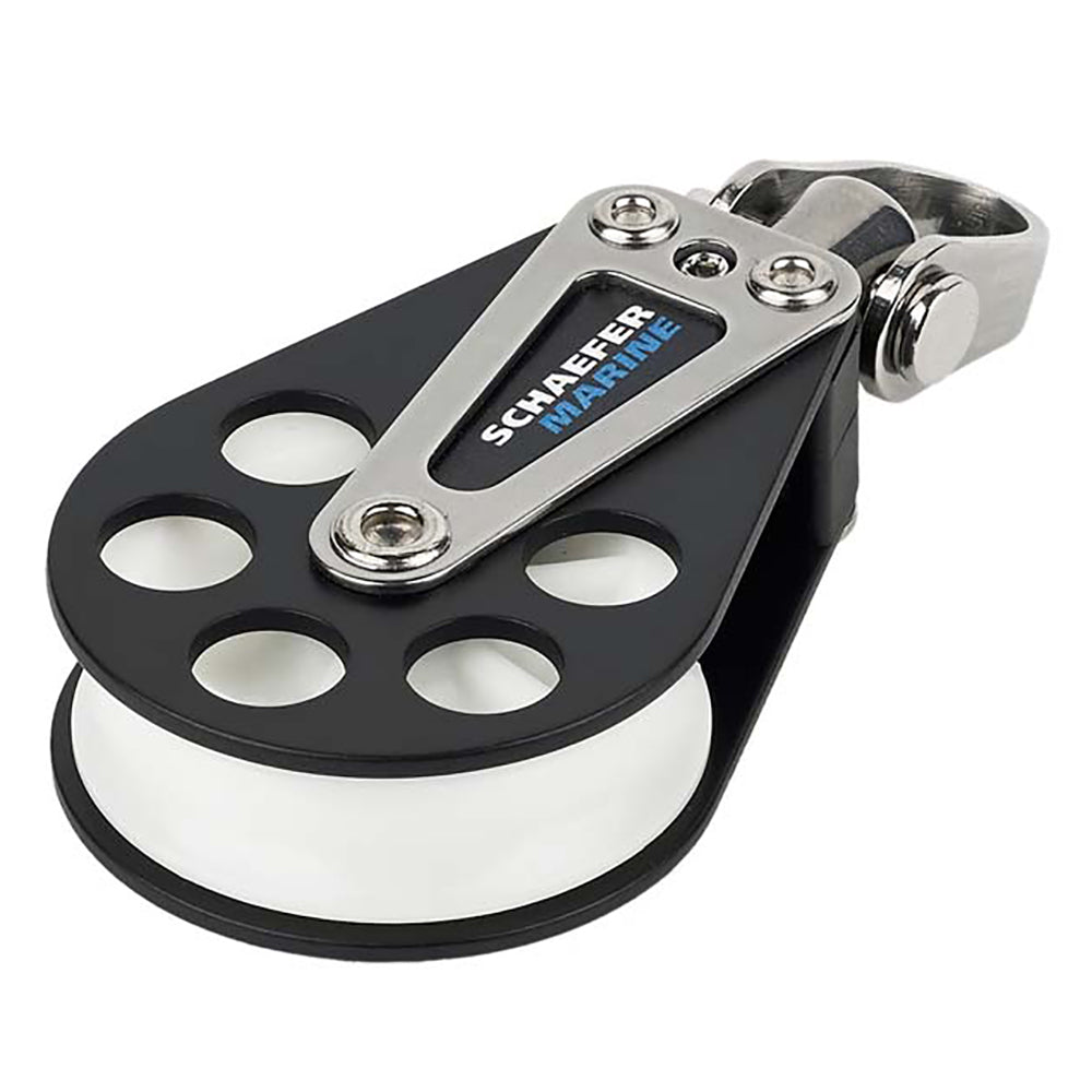 Schaefer Single Aluminum Block - 51mm Sheave [504-05] - BuoyMart.com  Blocks Schaefer Marine