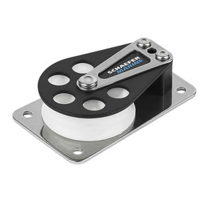 Schaefer Series 5 Flat Base/Alum Cheek/Delrin Sheave [504-11] - BuoyMart.com  Blocks Schaefer Marine