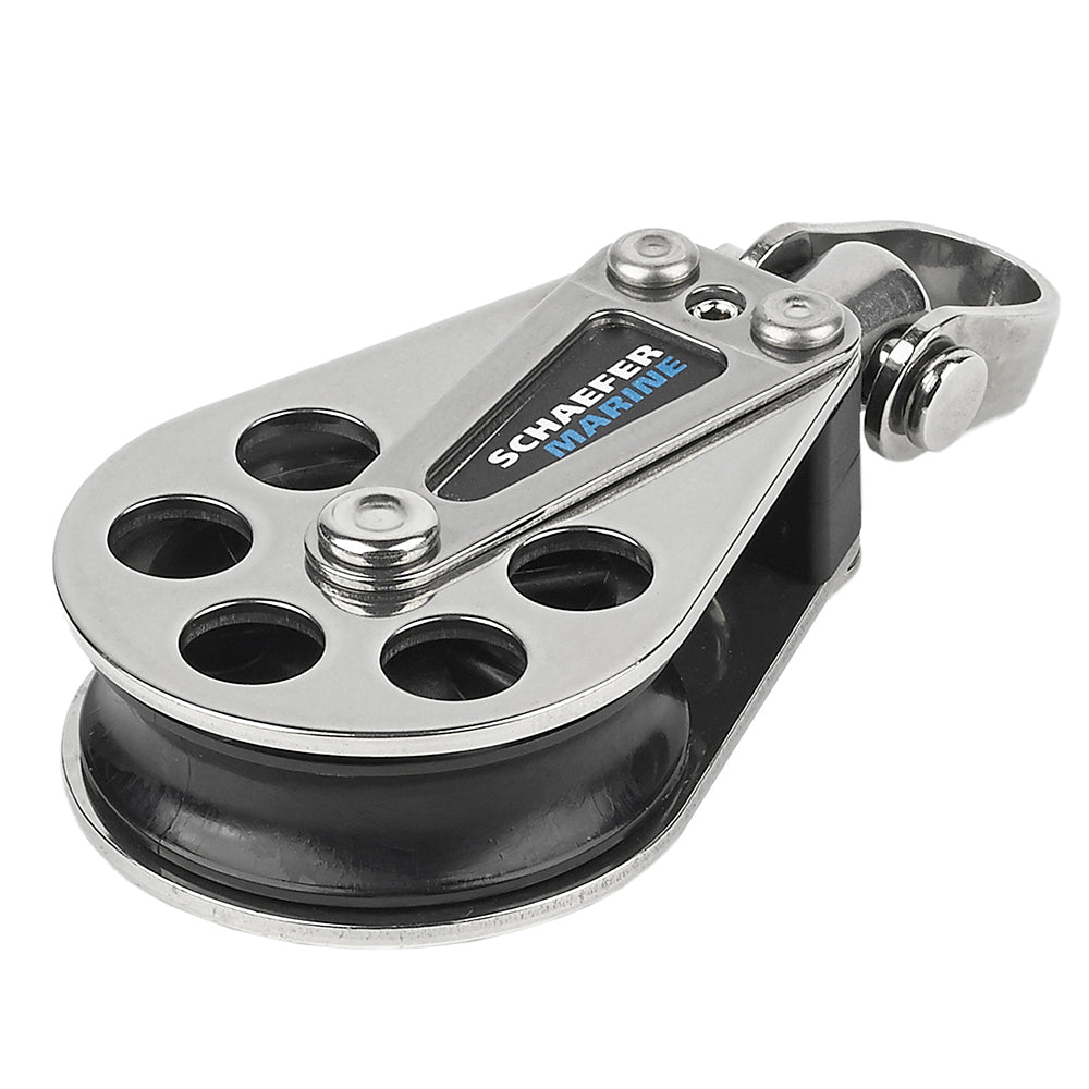 Schaefer Single Stainless Steel Block - 51mm Sheave [505-05] - BuoyMart.com  Blocks Schaefer Marine