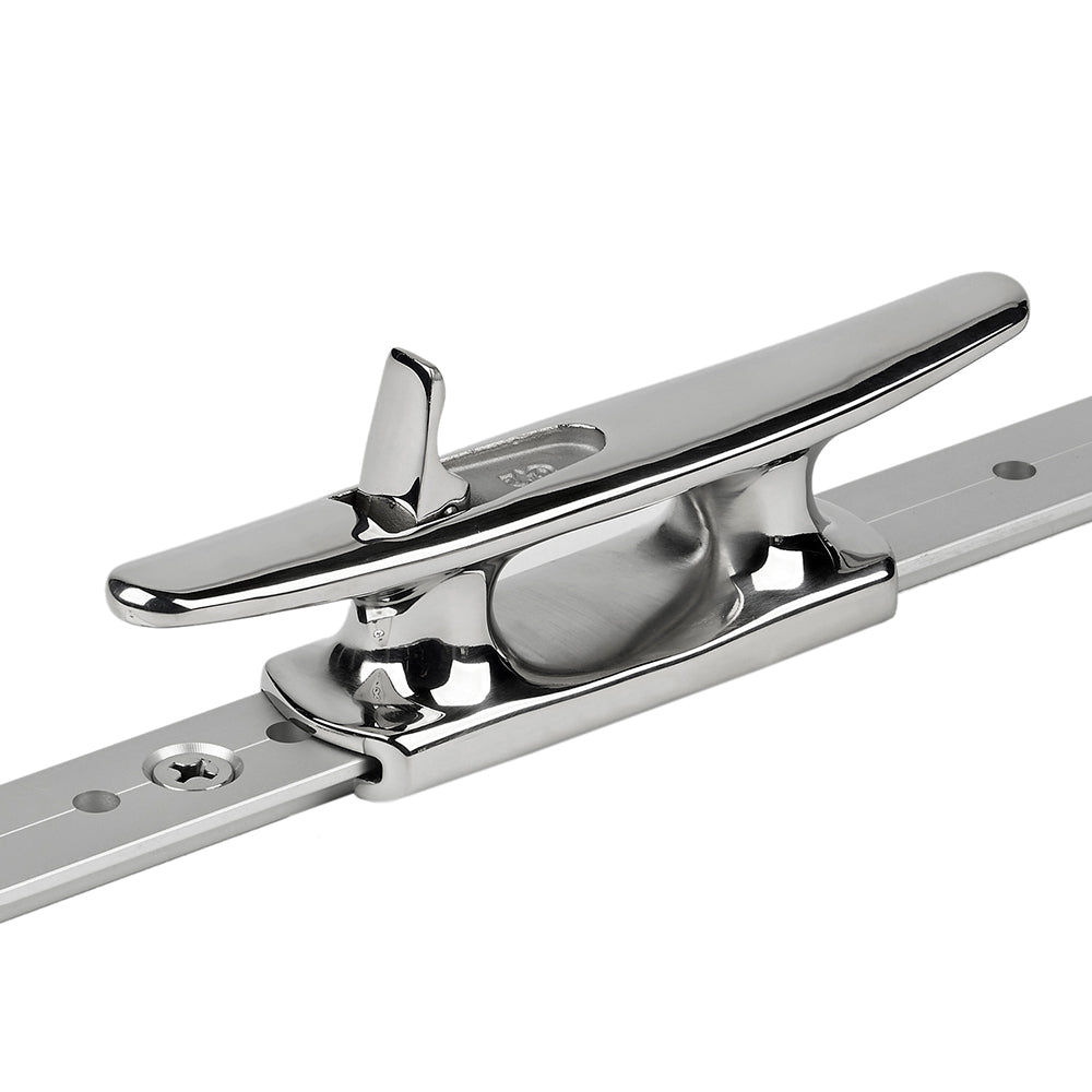 Schaefer Mid-Rail Chock/Cleat Stainless Steel - 1-1/4" [70-75] - BuoyMart.com  Hardware Schaefer Marine
