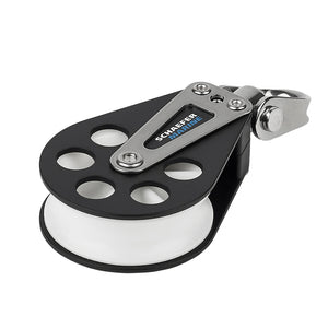 Schaefer Single Aluminum Block - 60mm Sheave [704-05] - BuoyMart.com  Blocks Schaefer Marine