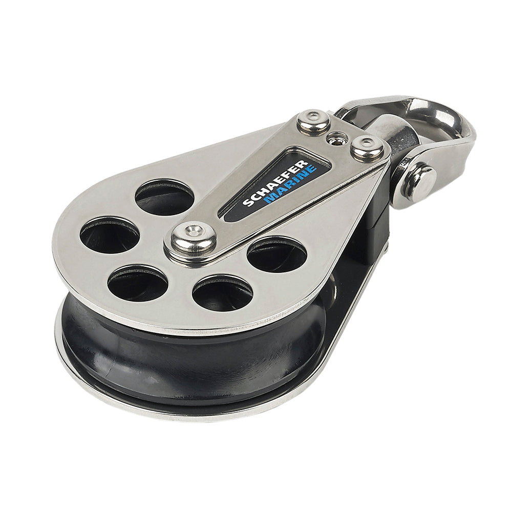 Schaefer Single Stainless Steel Block - 60mm Sheave [705-05] - BuoyMart.com  Blocks Schaefer Marine