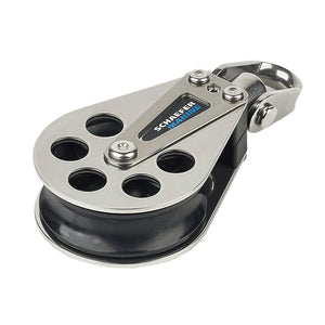 Schaefer Single Stainless Steel Block - 60mm Sheave [705-05] - BuoyMart.com  Blocks Schaefer Marine