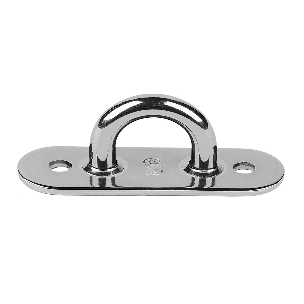 Schaefer Stainless Steel Welded Pad Eye - 3"L x 1"W [78-01] - BuoyMart.com  Hardware Schaefer Marine