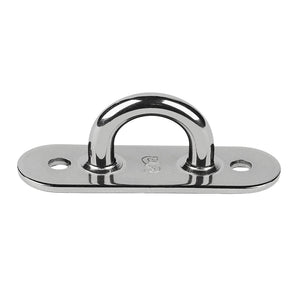 Schaefer Stainless Steel Welded Pad Eye - 3"L x 1"W [78-01] - BuoyMart.com  Hardware Schaefer Marine