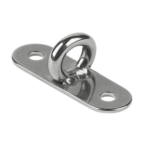 Schaefer Stainless Steel Welded Pad Eye - 1-7/8"L x 5/8"W [78-02] - BuoyMart.com  Hardware Schaefer Marine