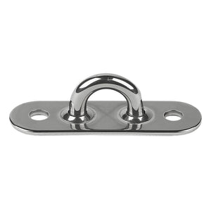 Schaefer Stainless Steel Welded Pad Eye - 2"L x 5/8"W [78-03] - BuoyMart.com  Hardware Schaefer Marine