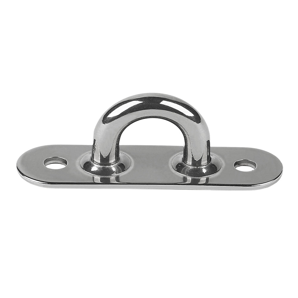 Schaefer Stainless Steel Welded Pad Eye - 2-1/4"L x 5/8"W [78-05] - BuoyMart.com  Hardware Schaefer Marine