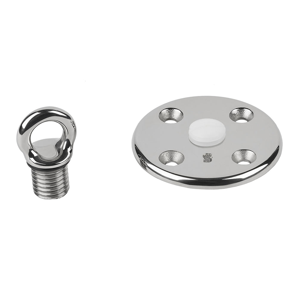 Schaefer Removable Eye Deck Plate/Assembly [78-83] - BuoyMart.com  Hardware Schaefer Marine