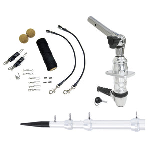 Tigress XD Top Mount System - 15 - Silver Outriggers Elite Rigging Kit [88824] - BuoyMart.com  Outriggers Tigress