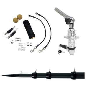 Tigress XD Top Mount System - 15 - Black Outriggers Elite Rigging Kit [88824-1] - BuoyMart.com  Outriggers Tigress