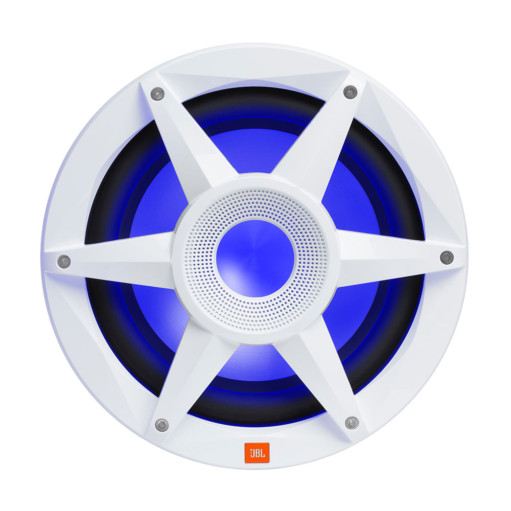 JBL 10" Marine RGB Passive Subwoofer - White Stadium Series [STADIUMMW1000AM] - BuoyMart.com  Subwoofers JBL