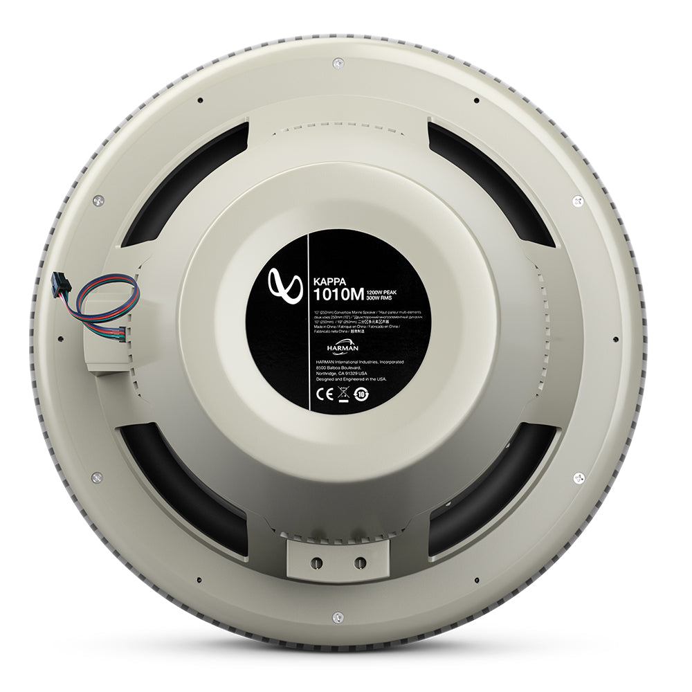 Infinity 10" Marine RGB Kappa Series Speakers - White [KAPPA1010M] - BuoyMart.com  Subwoofers Infinity