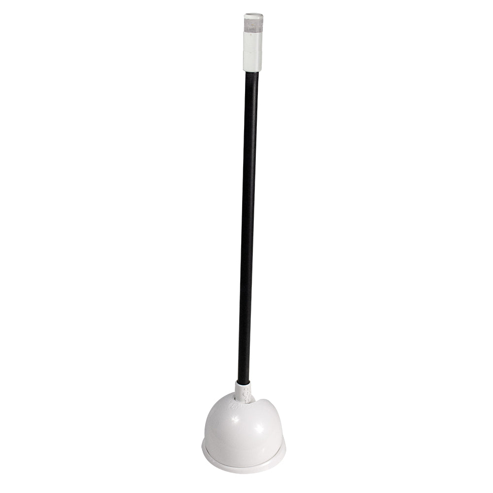 Lumitec Contour Anchor Light - 12" - Black Shaft White Base [101585] - BuoyMart.com  Navigation Lights Lumitec