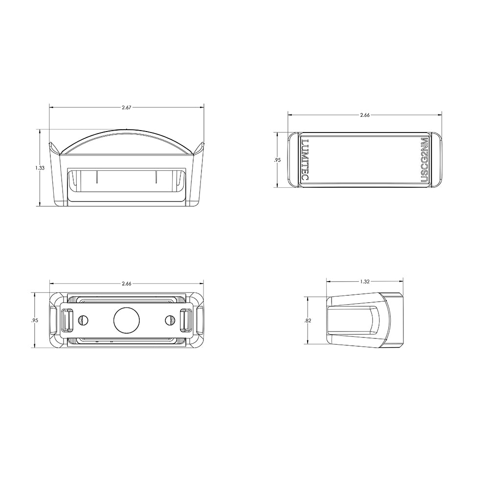Lumitec Contour Series Inset Navigation Light - Starboard Green [101575] - BuoyMart.com  Navigation Lights Lumitec