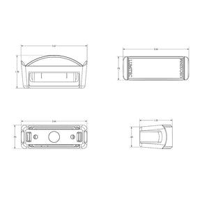 Lumitec Contour Series Inset Navigation Light - Starboard Green [101575] - BuoyMart.com  Navigation Lights Lumitec