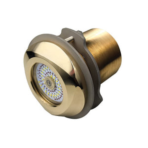 Lumitec SeaBlaze Typhoon Underwater Bronze Thru-Hull LED Light - White/Blue [101448] - BuoyMart.com  Underwater Lighting Lumitec