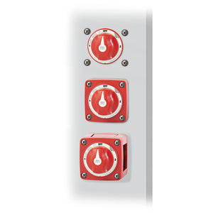 Blue Sea 6008 M-Series Battery Switch 3 Position - Red [6008] - BuoyMart.com  Battery Management Blue Sea Systems