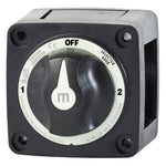 Blue Sea 6008200 m-Series Selector 3 Position Battery Switch - Black [6008200] - BuoyMart.com  Battery Management Blue Sea Systems