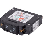 Blue Sea 7458 UL-489 Circuit Breaker - 30A Flat Rocker [7458] - BuoyMart.com  Circuit Breakers Blue Sea Systems