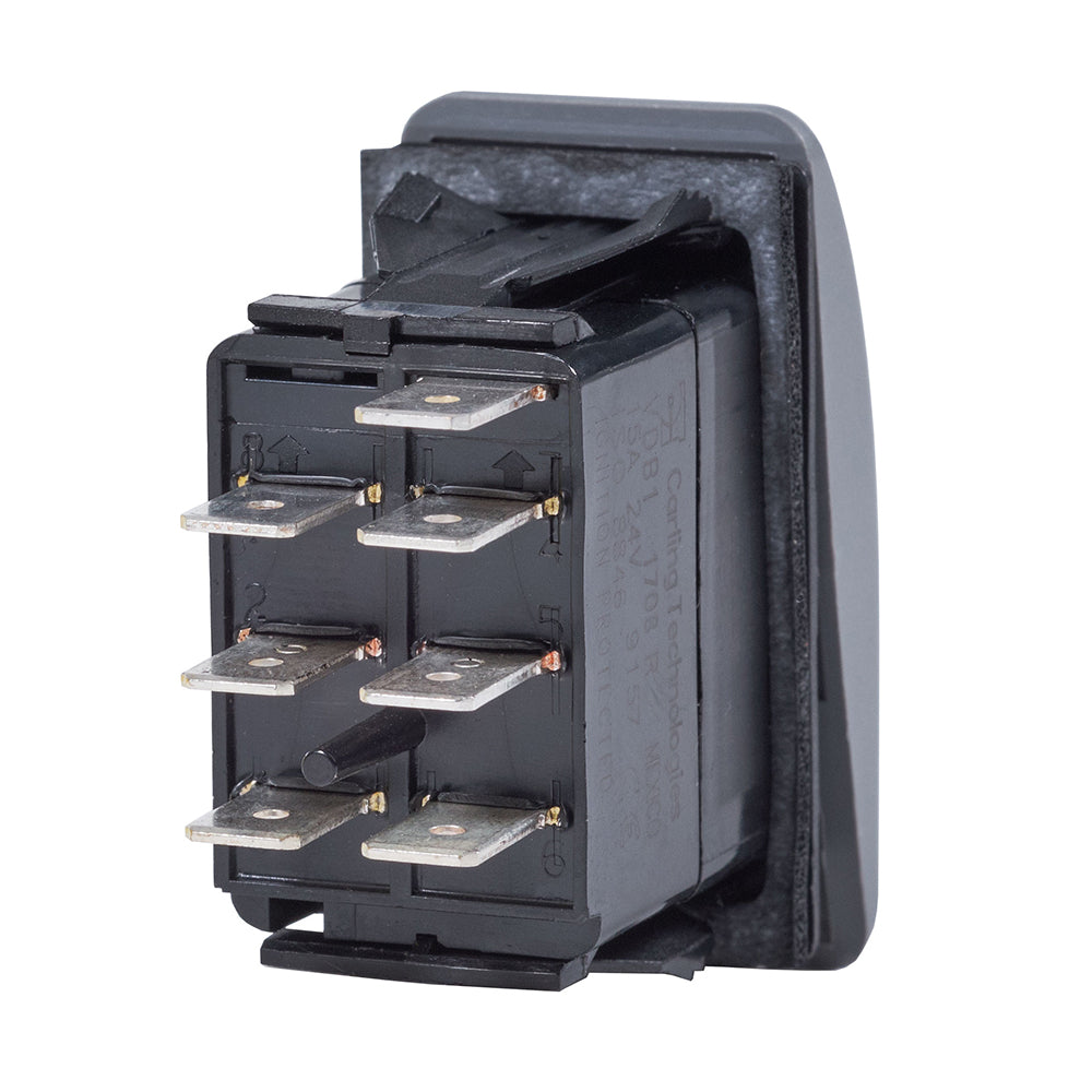 Blue Sea Contura Switch DPDT Black - ON-ON [8300] - BuoyMart.com  Switches & Accessories Blue Sea Systems