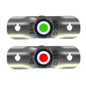TACO Rub Rail Mounted LED Navigation Light Set - 2-1/2" [F38-6800D] - BuoyMart.com  Navigation Lights TACO Marine