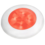 Hella Marine Red LED Round Courtesy Lamp - White Bezel - 24V [980508241] - BuoyMart.com  Interior / Courtesy Light Hella Marine