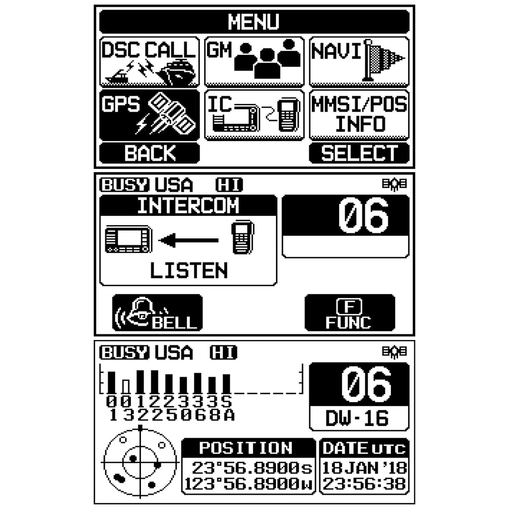 Standard Horizon GX1800G Fixed Mount VHF w/GPS - White [GX1800GW] - BuoyMart.com  VHF - Fixed Mount Standard Horizon