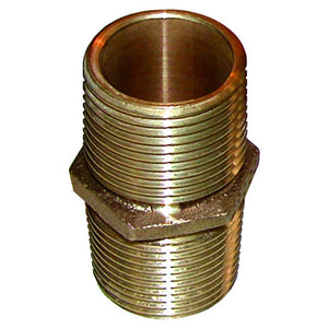 GROCO Bronze Pipe Nipple - 1-1/4" NPT [PN-1250] - BuoyMart.com  Fittings GROCO