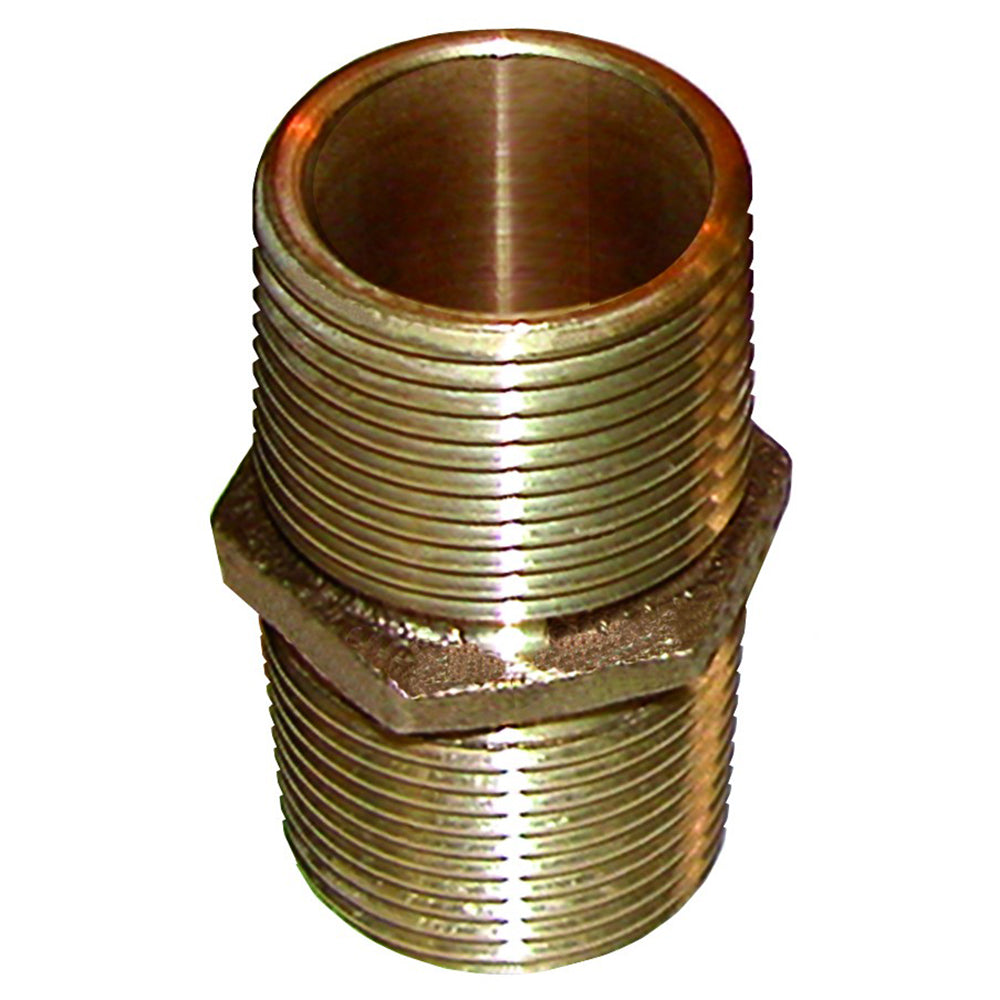 GROCO Bronze Pipe Nipple - 2-1/2" NPT [PN-2500] - BuoyMart.com  Fittings GROCO