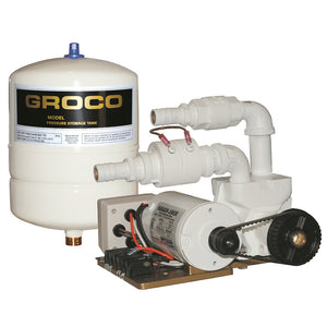 GROCO Paragon Junior 12v Water Pressure System - 1 Gal Tank - 7 GPM [PJR-A 12V] - BuoyMart.com  Washdown / Pressure Pumps GROCO