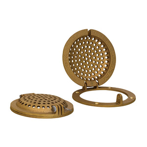 GROCO Bronze Round Hull Strainer w/Access Door f/Up To 2" Thru-Hull [RSC-2000] - BuoyMart.com  Fittings GROCO